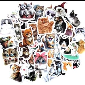 Funny Cats 20 PC Sticker  Sets